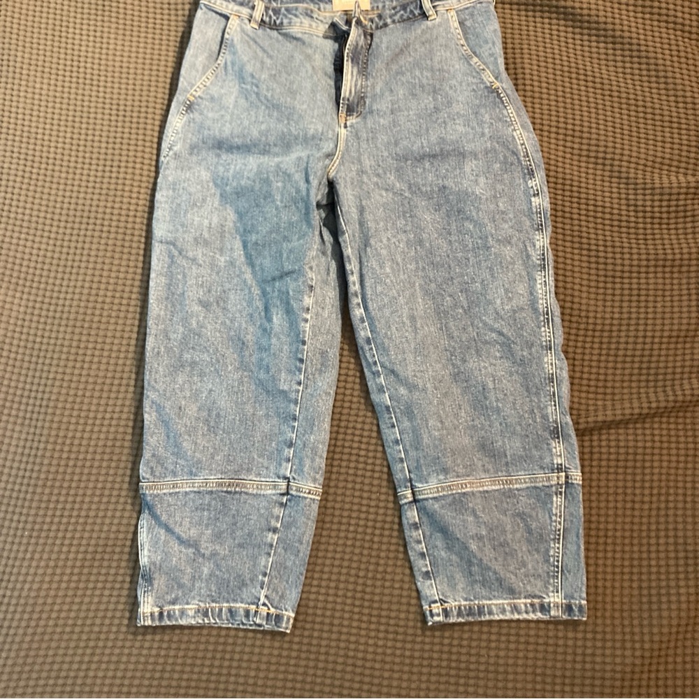 Everlane Blue Utility Barrel Jeans